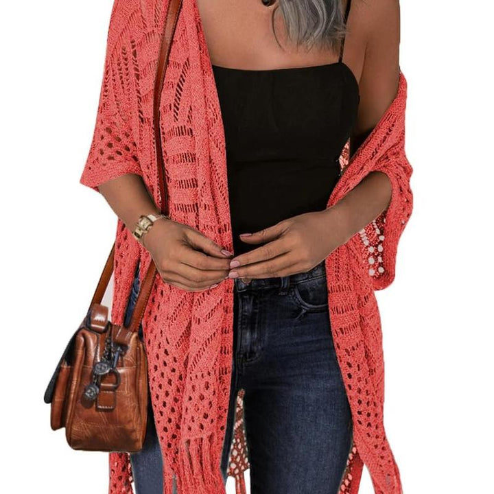 ZARELLA™ – Comfy Summer Hollow Tassel Outwear