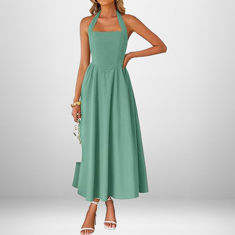 WINSLOW™ - Trendy Halter Neck Sleeveless Dress
