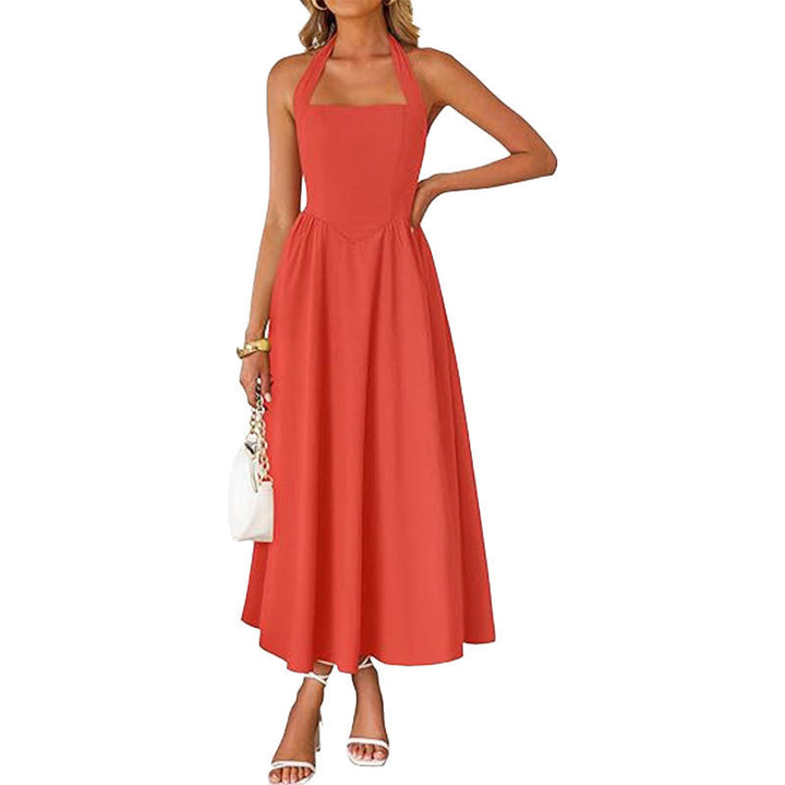 WINSLOW™ - Trendy Halter Neck Sleeveless Dress