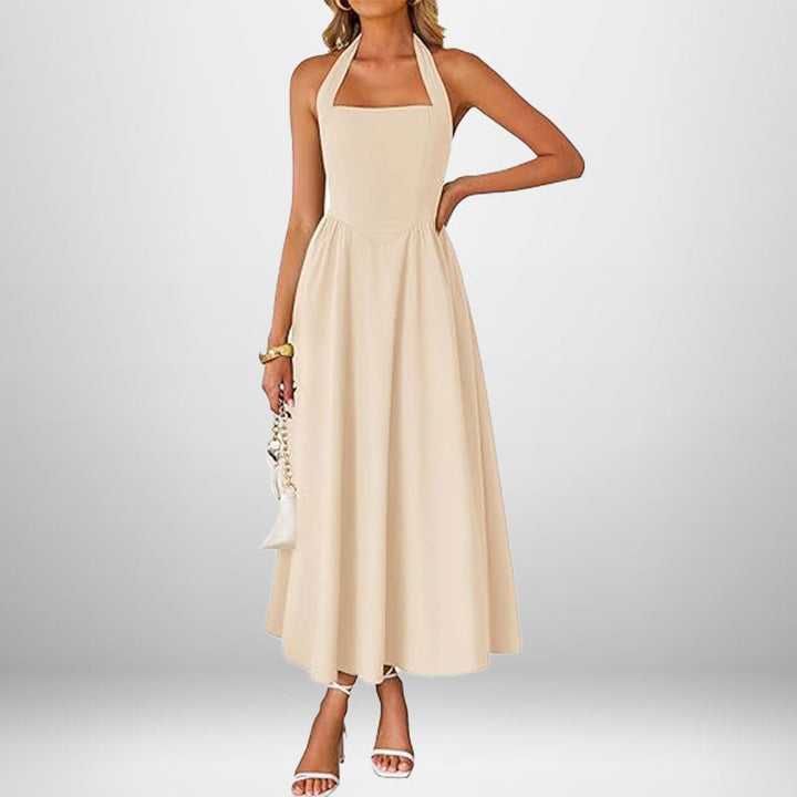 WINSLOW™ - Trendy Halter Neck Sleeveless Dress