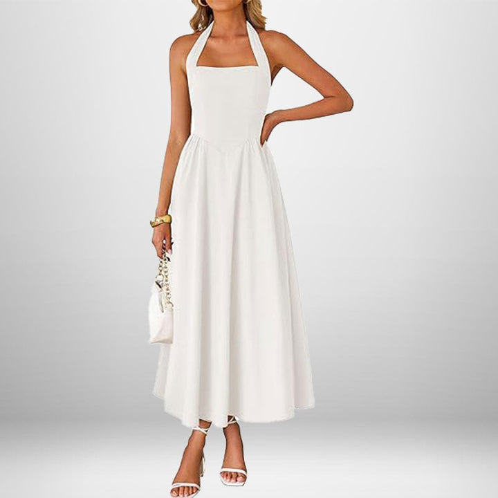WINSLOW™ - Trendy Halter Neck Sleeveless Dress