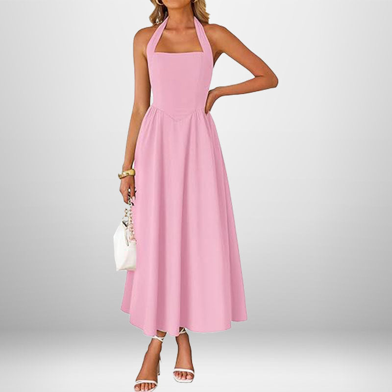 WINSLOW™ - Trendy Halter Neck Sleeveless Dress