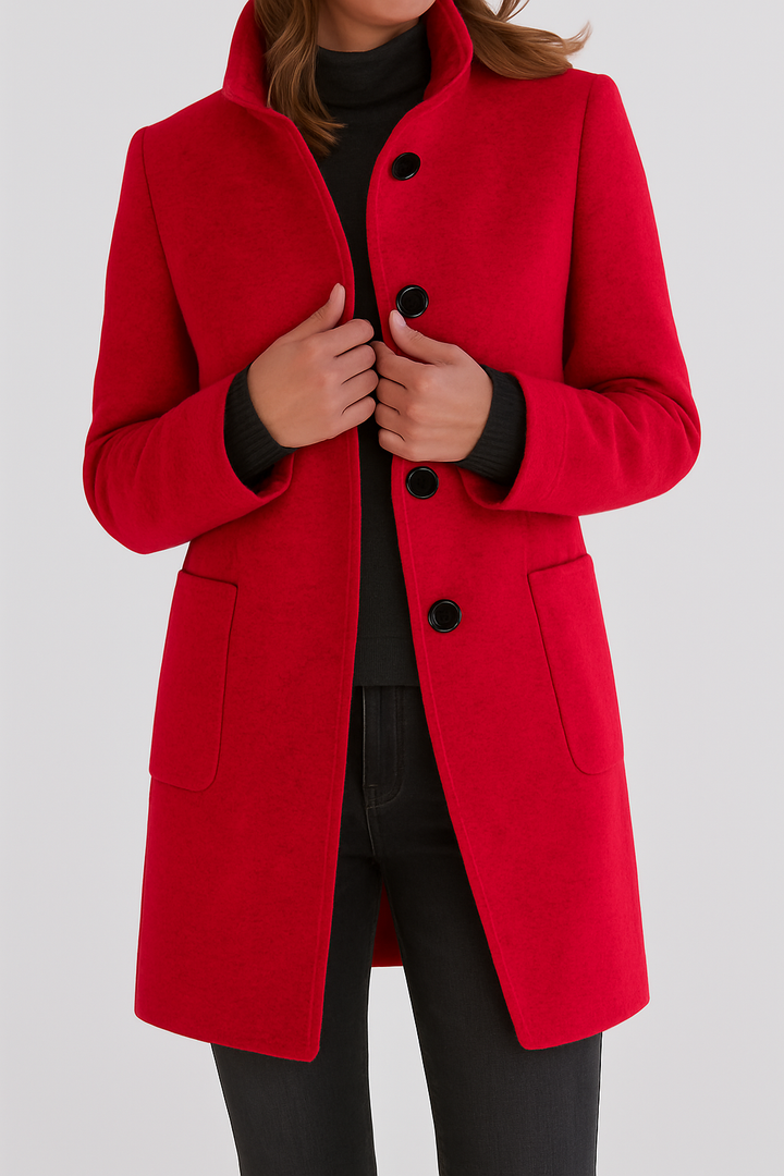 Ava | High Collar Coat